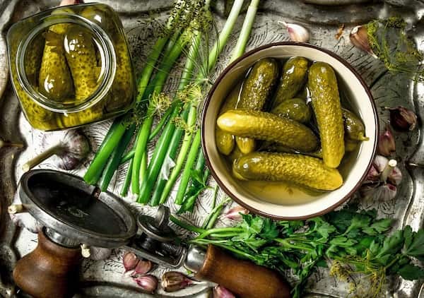تصویر 2 از قیمت خرید خیارشور حلب ماهگون + فروش ویژه